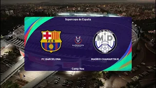 PES 2021 - Barcelona vs Real Madrid | Supercopa de Espana | PC Gameplay | [4K]