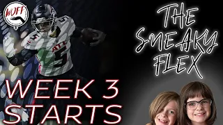 2023 NFL Week 3 Fantasy Football Starts | The Sneaky Flex