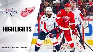 NHL Highlights | Capitals @ Red Wings 11/30/19