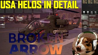 Detailed look at USA Helicopter Tab in the Broken Arrow Beta