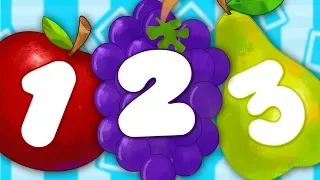 Fruits Numbers Song | Learn Numbers 1 to 10 | Counting Numbers | Fruits Song | Nursery Rhymes