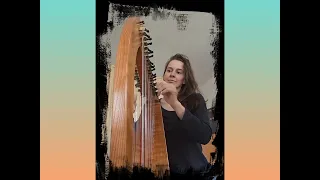 The Ash Grove, arranged by Anne Crosby Gaudet, double strung harp