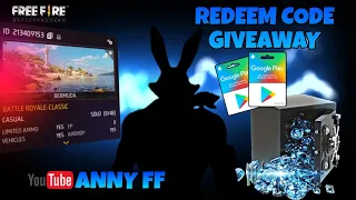 FF REDEEM CODE GIVEAWAY || CUSTOM ROOM GIVEAWAY #freefire #freefirelivestream