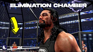 WWE 2K24 ELIMINATION CHAMBER MATCH! (Undertaker, Triple H, The Rock, Roman Reigns, Orton & Cena)