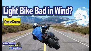 Lightweight Naked Motorcycles Bad in Wind? | MotoVlog
