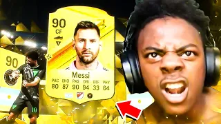 iShowSpeed's UNLUCKIEST FIFA 24 Pack Opening! (packs Messi) 😂