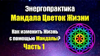 Энергопрактика. Мандала Цветок Жизни Часть 1. Как изменить Жизнь с помощью Мандалы?