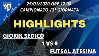 Sedico C 5 Vs Futsal Atesina | 13^ Giornata | Highlights |