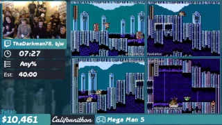 Mega Man 5 Any% Race by Fastatcc, BrettSuzo, AlmondCity, and FeralPigman