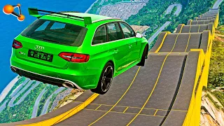 Vehicles VS Wave Road #15 - BeamNG drive