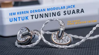 IEM Keren dengan Modular Jack untuk tunning suara (Review IEM Simgot King Wonder EN1000) (eng subt)