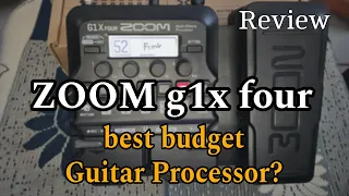 Zoom g1x four Guitar Processor Unboxing and Review in Hindi | Priyanshu Gautam