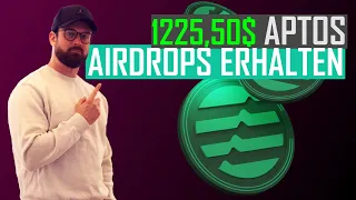 Aptos gibt mir 150 Aptos Coins per Airdrop I Die Aptos Blockchain näher erklärt.