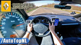 Renault Sport Clio RS 172 TOP SPEED on AUTOBAHN [NO SPEED LIMIT] by AutoTopNL