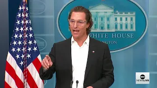 Matthew McConaughey remarks on Uvalde, gun control in White House press briefing