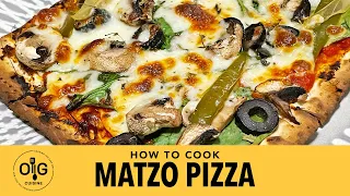 UNIQUE Matzo Pizza Recipe 🍕 | 100% homemade #pizzarecipe #thincrustpizza