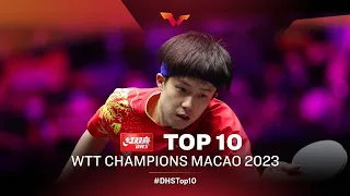 Top 10 points from WTT Champions Macao 2023 | Presented by DHS