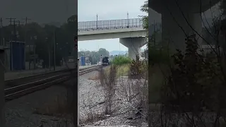 East bound NS train Knocks Signal Down #train #norfolksouthern