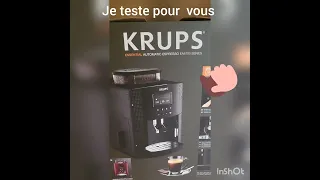 Petite demo et explication ,comment ça marche , la krups essentiel automatic EA8100 séries ,espresso