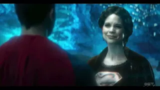 Superman tells Bizarro’s mother what has happened to him