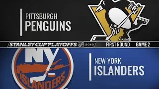 Penguins vs Islanders  First Round  Game 2   Apr 12,  2019