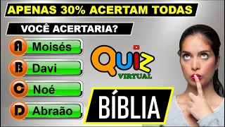 QUIZ VIRTUAL ESPECIAL BÍBLIA | 20 PERGUNTAS BÍBLICAS