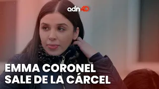 La esposa de "El Chapo" Guzmán, Emma Coronel, sale de la cárcel