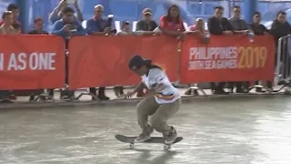 Margielyn Didal Highlights | Skateboarding Game of SKATE W - Round of 4 | 2019 SEA Games