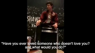 Shawn Mendes talking about his relationship with Camila Cabello