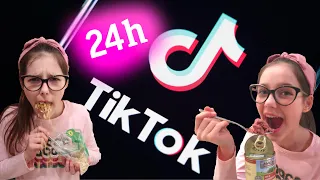 ❤️ TIKTOK DECYDUJE CO JEM PRZEZ 24H | Pusheen Girl