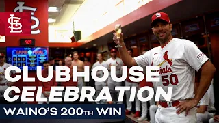 Inside The Clubhouse: Wainwright's 200th Win | St. Louis Cardinals
