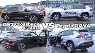 DS7 Crossback E-Tense Plug-in Hybrid vs Toyota RAV4 Plug-in Hybrid 2021