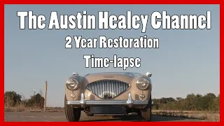 2 years restoring a Coronet Cream Austin Healey 100