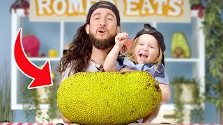 We Ate The World's LARGEST Fruit! - Jackfruit - ROMEO EATS
