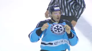 KHL Fight: Menshikov VS Glumac