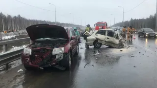 Водитель Хендая Акцента уверенно шел к своей гибели