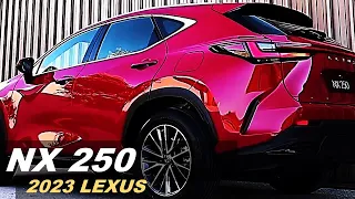 All New 2023 LEXUS NX 250 Luxury Red SUV   With Its 203 HORSEPOWER 2 5 Liter Best FOUR CYLINDER
