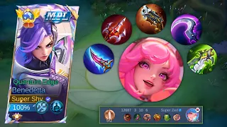 GLOBAL BENEDETTA EMBLEM SET TO BEAT ANNOYING META HERO CiCi 🔥 | MOBILE LEGNEDS BEST BUILD