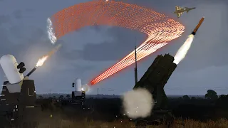 Fighter Jet Going Down - Patriot Defense System- SAM - C-RAM - Military Simulation - ArmA 3