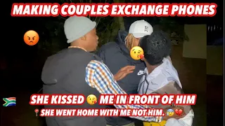 Making couples switching phones for 60sec 🥳 SEASON 2 ( 🇿🇦SA EDITION )|EPISODE 76 |