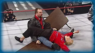 Mae Young gets powerbombed through a table - Slam Of The Week: SmackDown!, Mar. 09, 2000