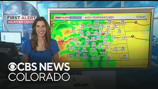 Denver weather: Temperatures back in the 70s to start the week