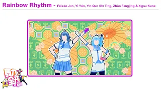 Rainbow Rhythm - Féizào Jūn, Yì Yán, Yīn Quē Shī Tīng, Zhào Fāngjìng & Xīguā Kune | Just Dance China