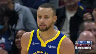 Stephen Curry Hits 9th 3-Pointer of the Game & Drops 40 Points in 4th Qtr Comeback vs the Cavs 🔥