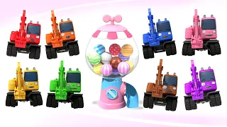 Strong Heavy Vehicles Songs | Poco Surprise Eggs🐣 | Learn Colors🌈 | Nursery Rhymes | Songs for Kids