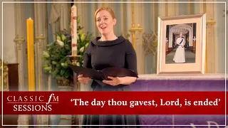 Soprano sings poignant funeral hymn ‘The day thou gavest, Lord, is ended’