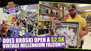 Does Broski Open a $2.5K Vintage Millennium Falcon!?! (Fig Hunt)