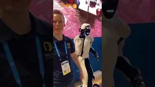The future of robotic humanoid security guards is here.