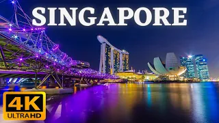 4k Ultra HD Relax JAZZ Music, Singapore With Smooth Jazz, Relaxing JAZZ For Study, Stress Relief