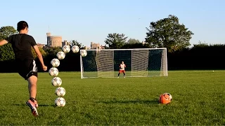 INSANE Roberto Carlos Style Free Kick by KimFootball